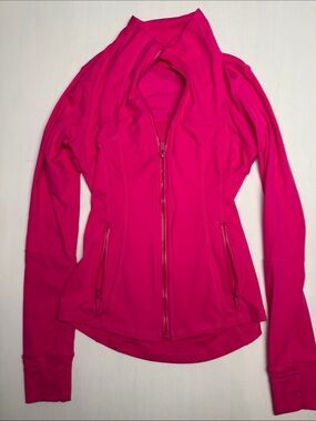lululemon athletica Hot Pink Full-Zip Active Jacket